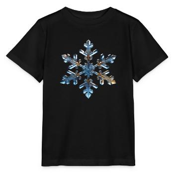 Flocon de neige - T-shirt bio MINI CREATOR Stanley/Stella Enfant - noir - Devant - Mikhail (115cm)