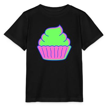 cupcake - Stanley/Stella Kinder T-Shirt MINI CREATOR  - Schwarz - Vorne - Mikhail (115cm)