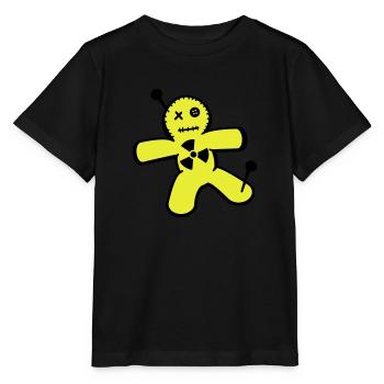 poupée vaudou contre l'énergie nucléaire - T-shirt bio MINI CREATOR Stanley/Stella Enfant - noir - Devant - Mikhail (115cm)