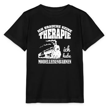 Modelleisenbahn - Stanley/Stella Kinder T-Shirt MINI CREATOR  - Schwarz - Vorne - Mikhail (115cm)