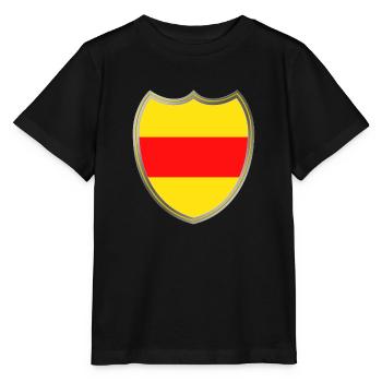 Grand-Duché de Bade (manteau des bras) - T-shirt bio MINI CREATOR Stanley/Stella Enfant - noir - Devant - Mikhail (115cm)