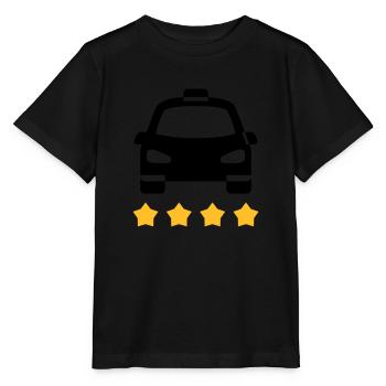 Taxi - Stanley/Stella Kinder T-Shirt MINI CREATOR  - Schwarz - Vorne - Mikhail (115cm)