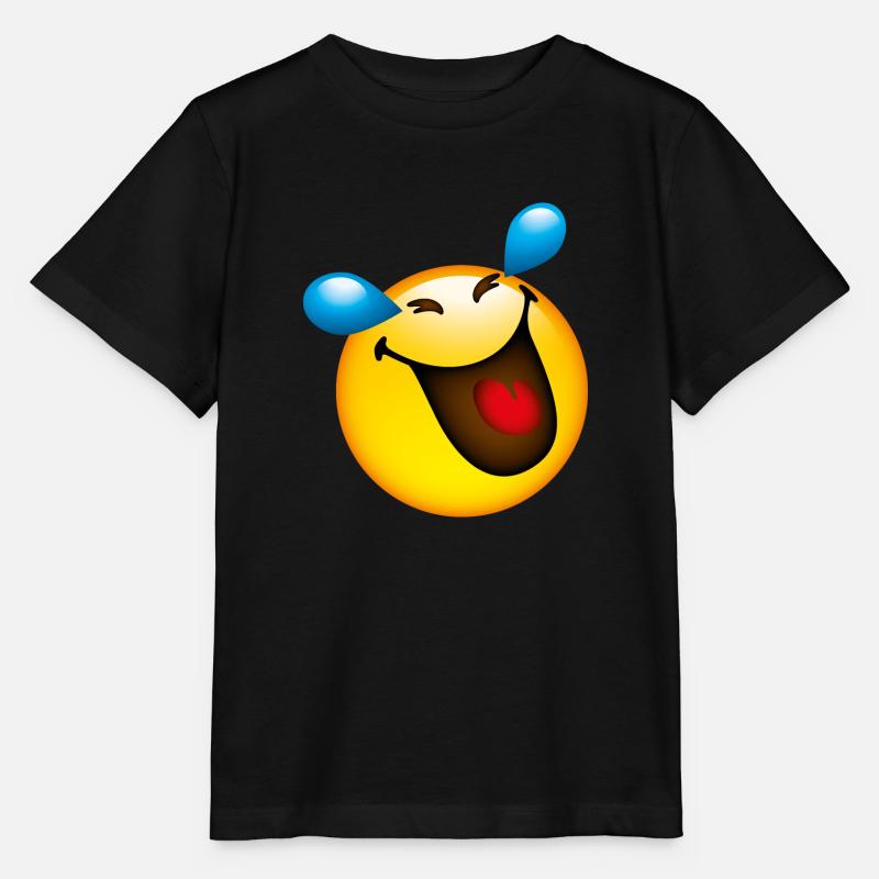 Smiley Smile - Stanley/Stella Kinder T-Shirt MINI CREATOR  - Schwarz