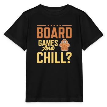 boardgames and chill - Stanley/Stella Kinder T-Shirt MINI CREATOR  - Schwarz - Vorne - Mikhail (115cm)