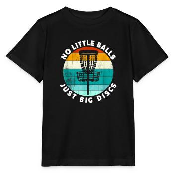Frisbee Geschenk keine kleinen Kugeln nur große Scheibe - Stanley/Stella Kinder T-Shirt MINI CREATOR  - Schwarz - Vorne - Mikhail (115cm)