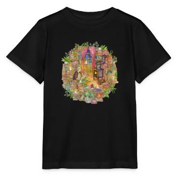 Coziness - Stanley/Stella Kinder T-Shirt MINI CREATOR  - Schwarz - Vorne - Mikhail (115cm)
