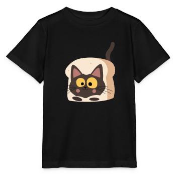 Pain de chat - T-shirt bio MINI CREATOR Stanley/Stella Enfant - noir - Devant - Mikhail (115cm)