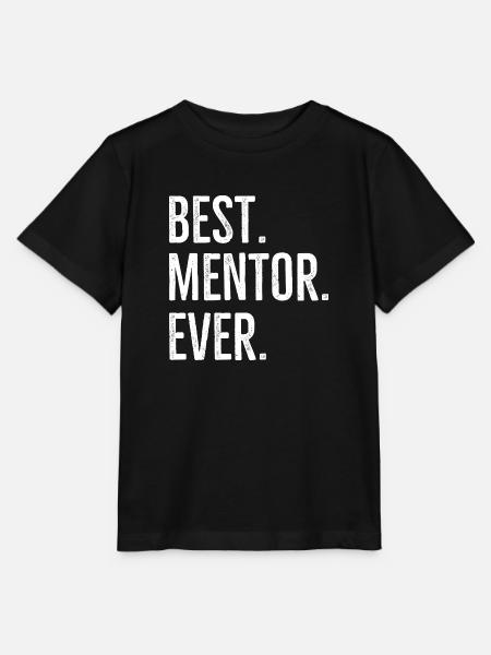 Bester Mentor aller Zeiten - Stanley/Stella Kinder T-Shirt MINI CREATOR - Schwarz