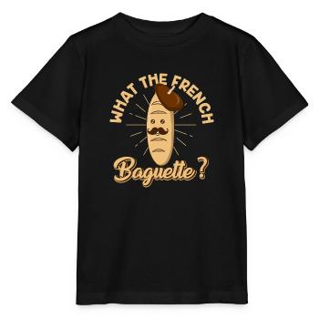 Baguette Kawaii style by The Manzanita ́s - Stanley/Stella MINI CREATOR Kids’ T-Shirt - black - Front - Mikhail (115cm)