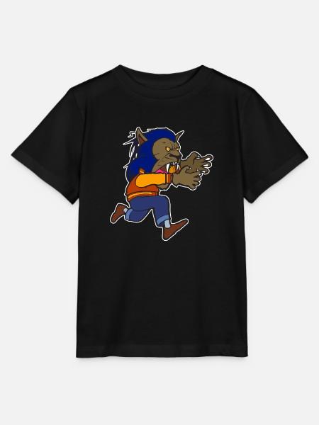 Michael Werewolf Halloween Thriller Night - Stanley/Stella Kinder T-Shirt MINI CREATOR  - Schwarz