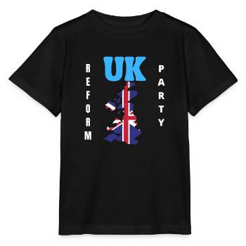 UK Reform Party - Stanley/Stella MINI CREATOR Kids’ T-Shirt - black - Front - Mikhail (115cm)