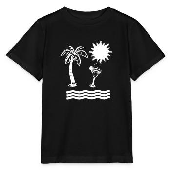 Vacances - T-shirt bio MINI CREATOR Stanley/Stella Enfant - noir - Devant - Mikhail (115cm)