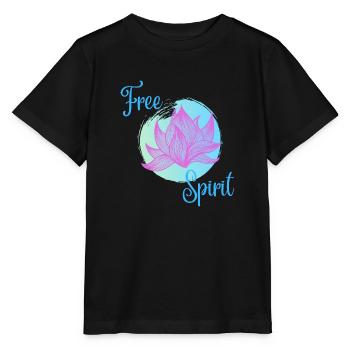 Free Spirit - Stanley/Stella Kinder T-Shirt MINI CREATOR  - Schwarz - Vorne - Mikhail (115cm)