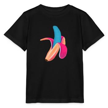 Neon Banana - Stanley/Stella MINI CREATOR Kids’ T-Shirt - black - Front - Mikhail (115cm)