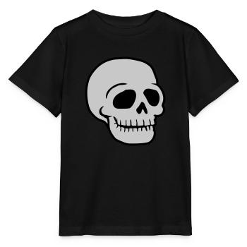 Sympathique Comic Skull Skull - T-shirt bio MINI CREATOR Stanley/Stella Enfant - noir - Devant - Mikhail (115cm)