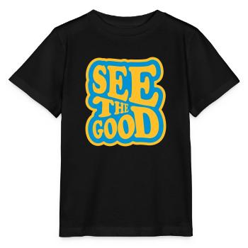 see the good quote - Stanley/Stella MINI CREATOR Kids’ T-Shirt - black - Front - Mikhail (115cm)