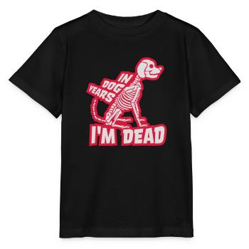 in dog years Dead - Stanley/Stella Kinder T-Shirt MINI CREATOR  - Schwarz - Vorne - Mikhail (115cm)
