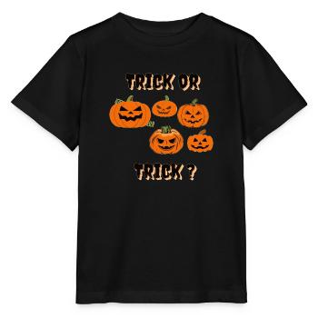 Halloween - Trick or trick - T-shirt bio MINI CREATOR Stanley/Stella Enfant - noir - Devant - Mikhail (115cm)