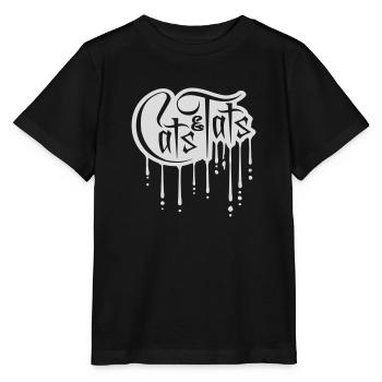 cats and tats Zitat - Stanley/Stella Kinder T-Shirt MINI CREATOR  - Schwarz - Vorne - Mikhail (115cm)