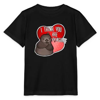 Tazz Talks | I think you are pawsome - Stanley/Stella MINI CREATOR Kids’ T-Shirt - black - Front - Mikhail (115cm)