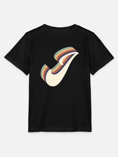 Buchstabe I - Stanley/Stella Kinder T-Shirt MINI CREATOR  - Schwarz