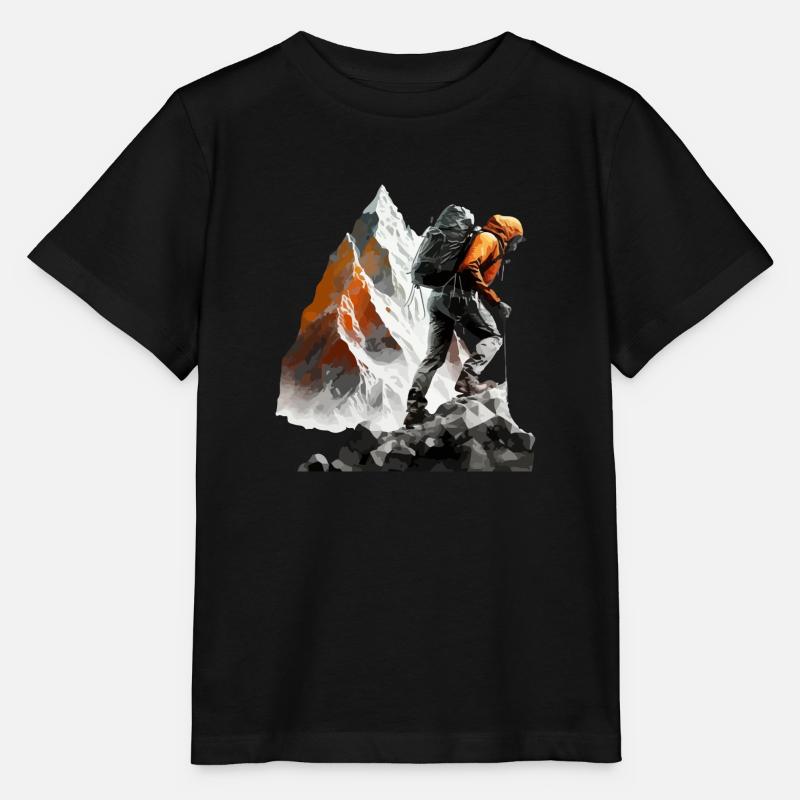 The climber - Stanley/Stella MINI CREATOR Kids’ T-Shirt - black