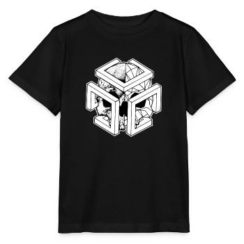 CRÂNE DE GÉO - T-shirt bio MINI CREATOR Stanley/Stella Enfant - noir - Devant - Mikhail (115cm)