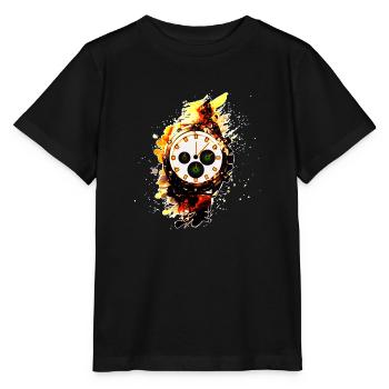 Un chronographe sportif coloré pour les amateurs de montres - T-shirt bio MINI CREATOR Stanley/Stella Enfant - noir - Devant - Mikhail (115cm)