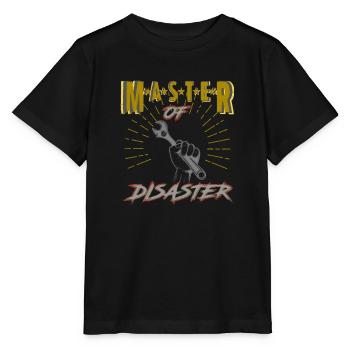 Master of Disaster Craftsman - Stanley/Stella Kinder T-Shirt MINI CREATOR  - Schwarz - Vorne - Mikhail (115cm)
