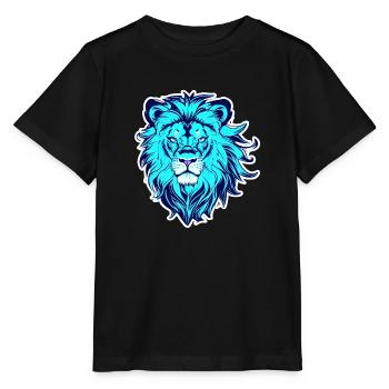 Spirit of a lion - Stanley/Stella MINI CREATOR Kids’ T-Shirt - black - Front - Mikhail (115cm)