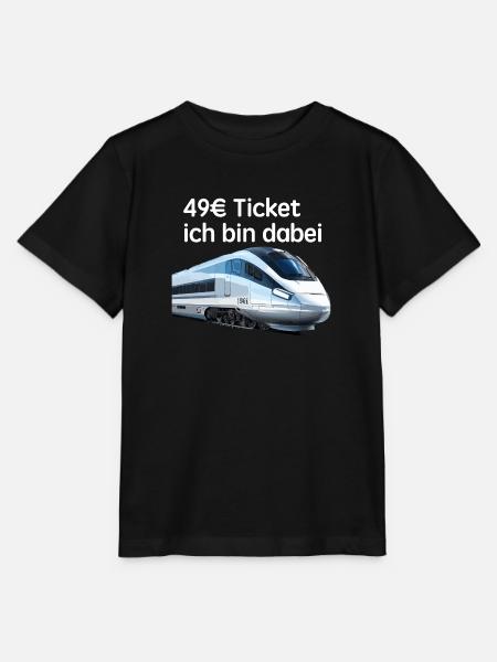 49€ Ticket Deutschland Gruppengeschenk - Stanley/Stella Kinder T-Shirt MINI CREATOR - Schwarz