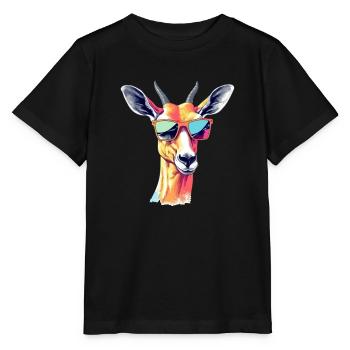 Mila impala - T-shirt bio MINI CREATOR Stanley/Stella Enfant - noir - Devant - Mikhail (115cm)