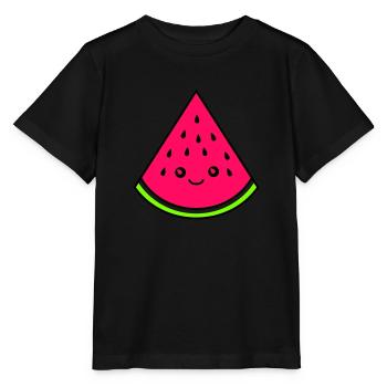 Melon funny - Stanley/Stella MINI CREATOR Kids’ T-Shirt - black - Front - Mikhail (115cm)