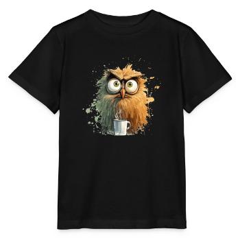 Morgenmuffel - Stanley/Stella Kinder T-Shirt MINI CREATOR  - Schwarz - Vorne - Mikhail (115cm)