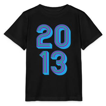 Année de naissance 2013 | Couleurs changeantes - T-shirt bio MINI CREATOR Stanley/Stella Enfant - noir - Devant - Mikhail (115cm)