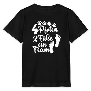 Hunde Hundefreund Haustier - Stanley/Stella Kinder T-Shirt MINI CREATOR  - Schwarz - Vorne - Mikhail (115cm)