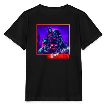 Dark Waves - Stanley/Stella MINI CREATOR Kids’ T-Shirt - black - Front - Mikhail (115cm)