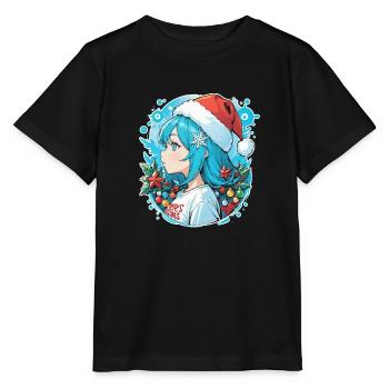 Noel Kawaï Manga - Stanley/Stella MINI CREATOR Kids’ T-Shirt - black - Front - Mikhail (115cm)