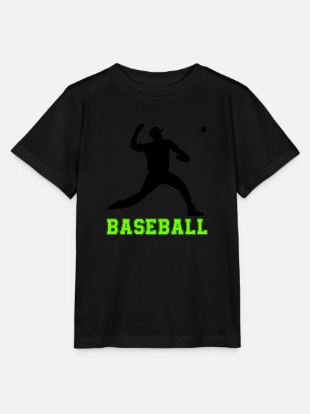 baseball - Stanley/Stella Kinder T-Shirt MINI CREATOR  - Schwarz