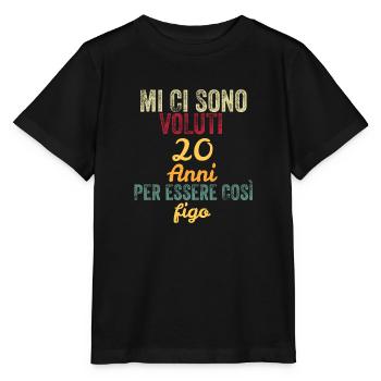 Il a fallu 20 ans pour être aussi cool - T-shirt bio MINI CREATOR Stanley/Stella Enfant - noir - Devant - Mikhail (115cm)