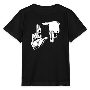 Photo Seeking Hands - Stanley/Stella MINI CREATOR Kids’ T-Shirt - black - Front - Mikhail (115cm)
