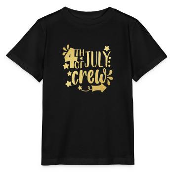 Besatzung vom 4. Juli - Stanley/Stella Kinder T-Shirt MINI CREATOR  - Schwarz - Vorne - Mikhail (115cm)