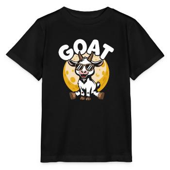 Ich bin die ZIEGE - Stanley/Stella Kinder T-Shirt MINI CREATOR  - Schwarz - Vorne - Mikhail (115cm)