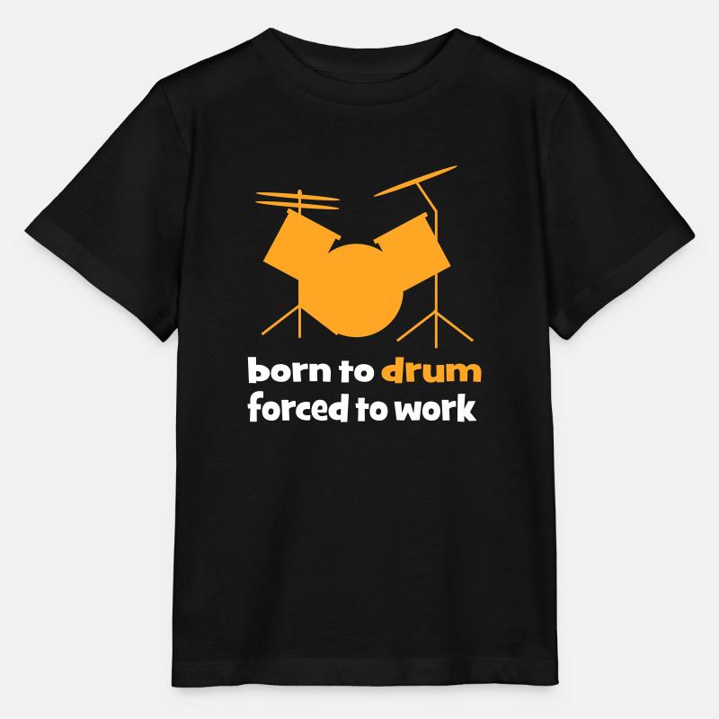 Percussion - T-shirt bio MINI CREATOR Stanley/Stella Enfant - noir