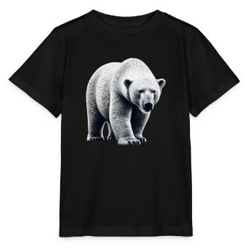 Eisbär - Stanley/Stella Kinder T-Shirt MINI CREATOR  - Schwarz - Vorne - Mikhail (115cm)