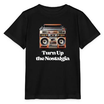 Turn Up the Nostalgia - Stanley/Stella MINI CREATOR Kids’ T-Shirt - black - Front - Mikhail (115cm)