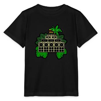 Soundsystem im Busch - Stanley/Stella Kinder T-Shirt MINI CREATOR  - Schwarz - Vorne - Mikhail (115cm)