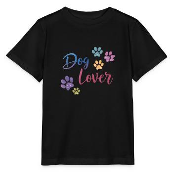 Dog Lovers - Stanley/Stella MINI CREATOR Kids’ T-Shirt - black - Front - Mikhail (115cm)