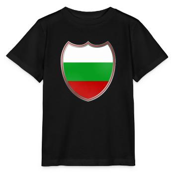 Bulgaria (coat of arms) - Stanley/Stella MINI CREATOR Kids’ T-Shirt - black - Front - Mikhail (115cm)