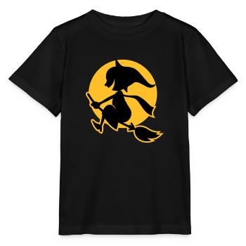 vl034b_hexe_2c - Stanley/Stella Kinder T-Shirt MINI CREATOR  - Schwarz - Vorne - Mikhail (115cm)